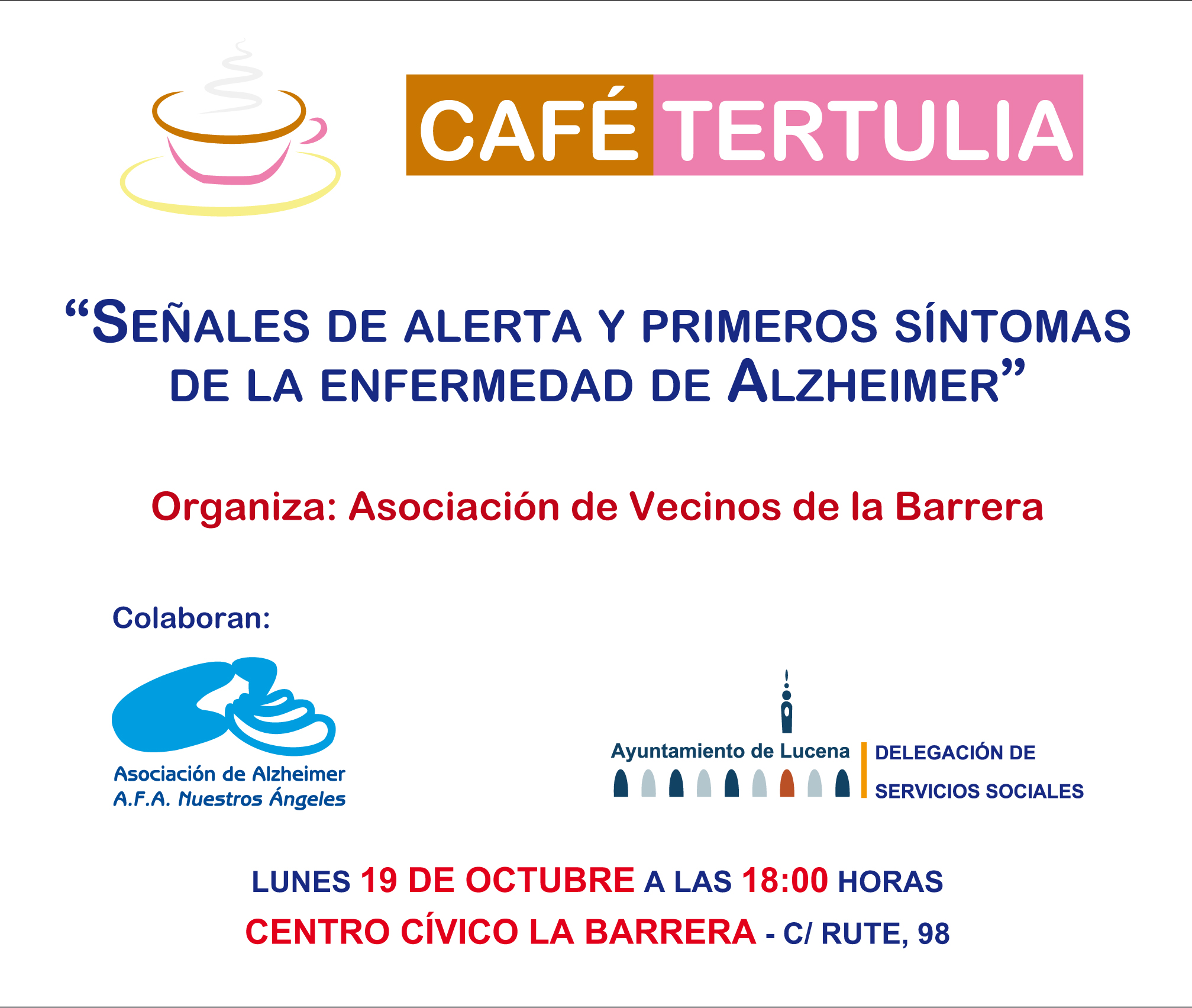 CAFÉ TERTULIA CENTRO CÍVICO LA BARRERA
